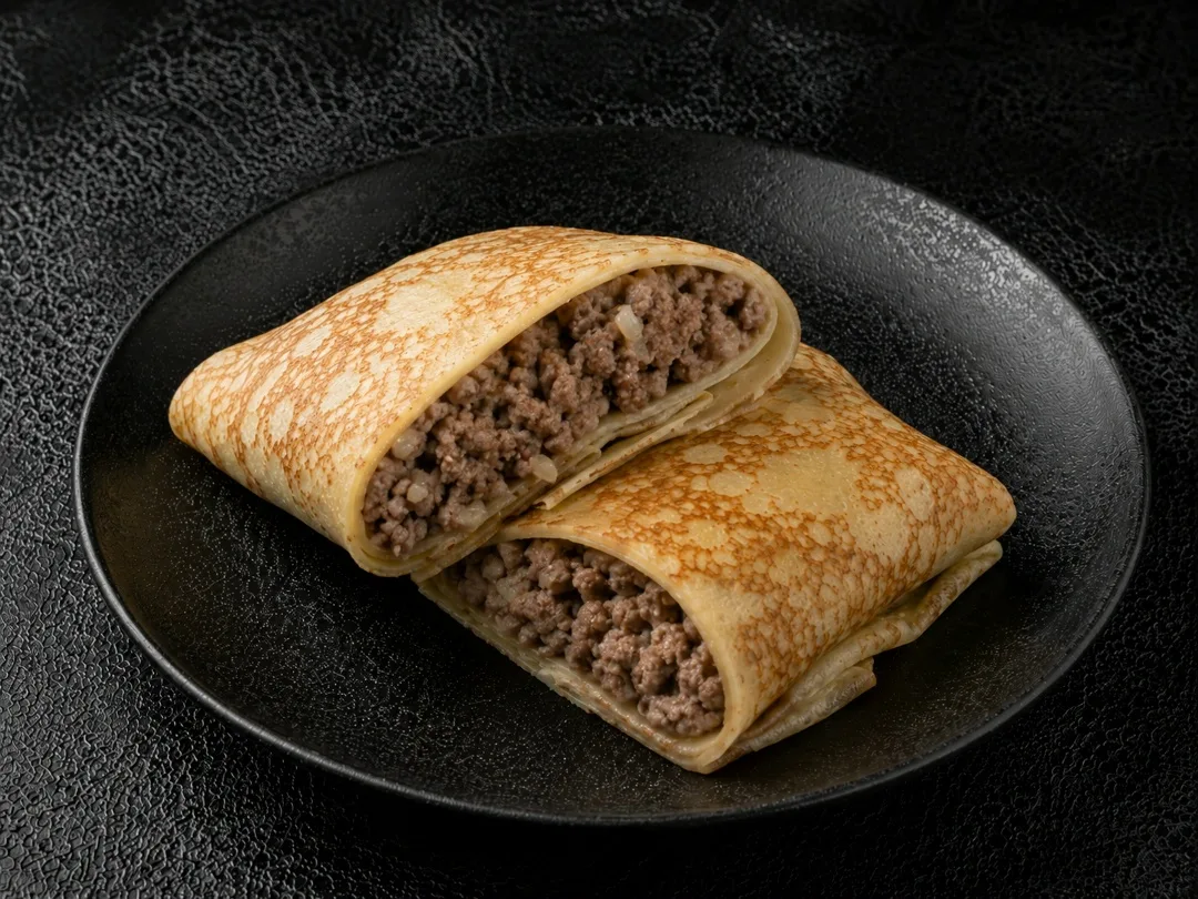 Блины с мясом