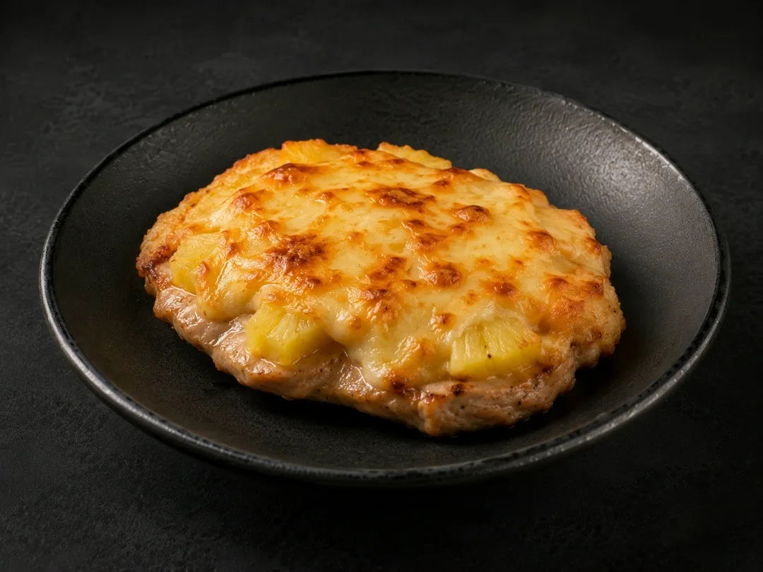 Куриная отбивная с ананасом