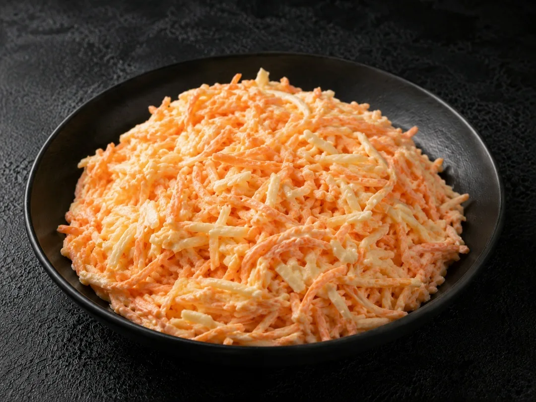 Салат морковь с сыром